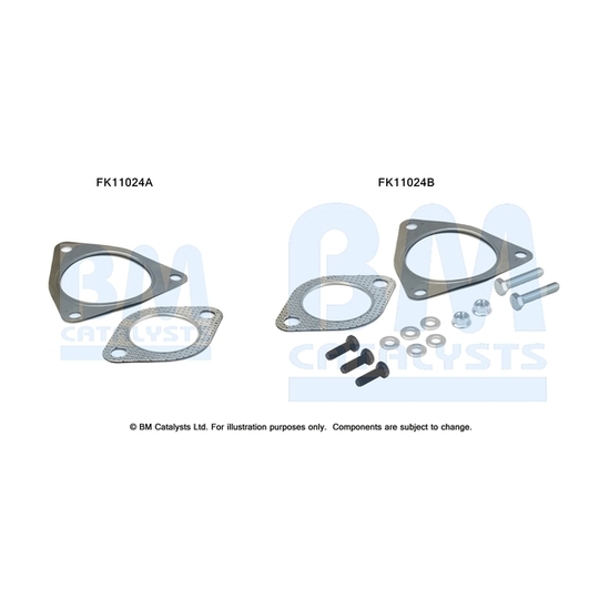 FK11024 - Mounting Kit, soot filter 