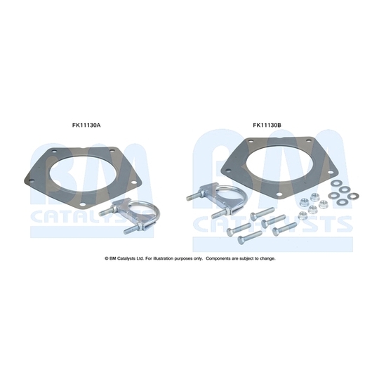 FK11130 - Mounting Kit, soot filter 