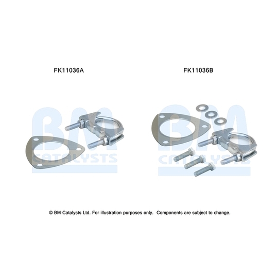 FK11036 - Mounting Kit, soot filter 