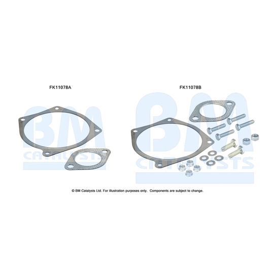 FK11078 - Mounting Kit, soot filter 