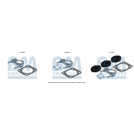 FK11045 - Mounting Kit, soot filter 