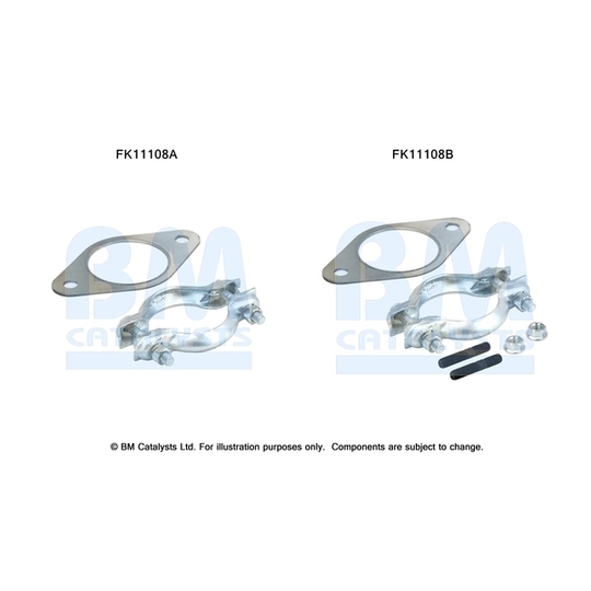 FK11108 - Mounting Kit, soot filter 