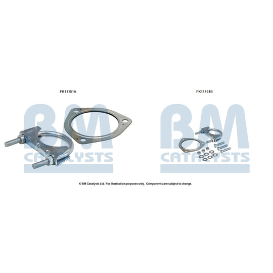 FK11151 - Mounting Kit, soot filter 