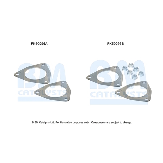 FK50096 - Mounting Kit, exhaust pipe 