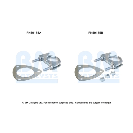 FK50155 - Monteringssats, avgasrör 