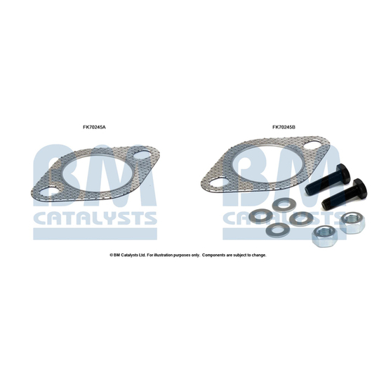 FK70245 - Monteringssats, avgasrör 
