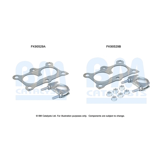 FK90529 - Montaa?ikomplekt, Katalüsaator 