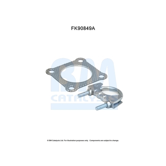 FK90849 - Montaa?ikomplekt, Katalüsaator 