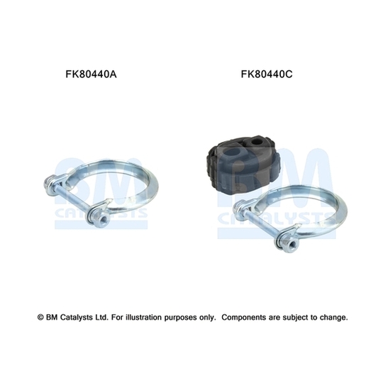 FK80440 - Monteringssats, katalysatorkonverter 