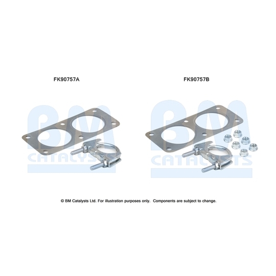 FK90757 - Mounting Kit, catalytic converter 