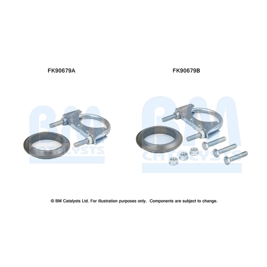 FK90679 - Mounting Kit, catalytic converter 