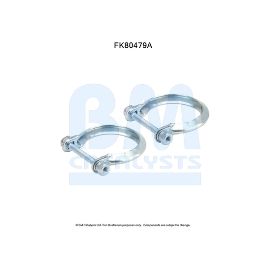 FK80479 - Mounting Kit, catalytic converter 