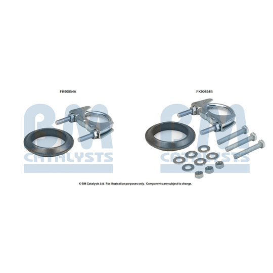 FK90854 - Mounting Kit, catalytic converter 