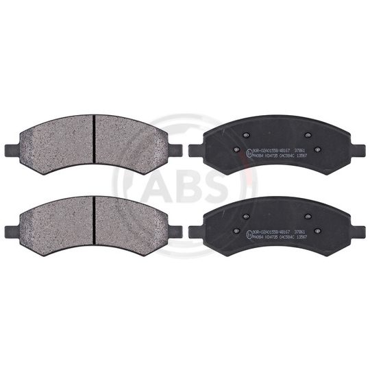 37861 - Brake Pad Set, disc brake 