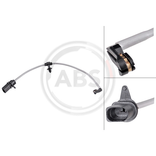 39973 - Warning Contact, brake pad wear 