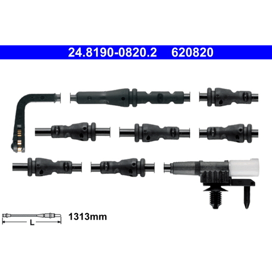 24.8190-0820.2 - Warning Contact, brake pad wear 