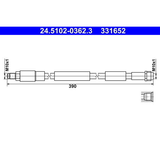 24.5102-0362.3 - Pidurivoolik 