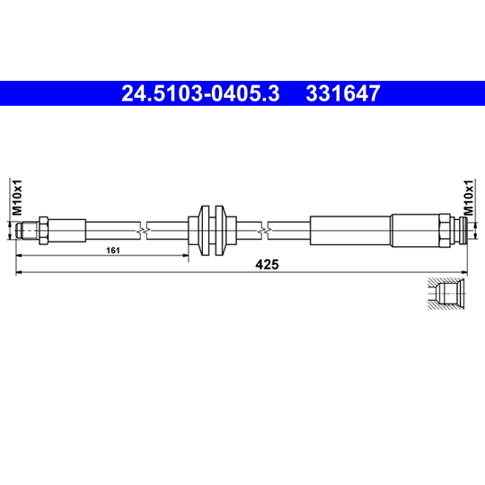 24.5103-0405.3 - Brake Hose 