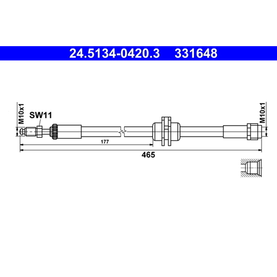 24.5134-0420.3 - Pidurivoolik 