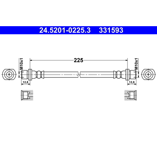 24.5201-0225.3 - Pidurivoolik 