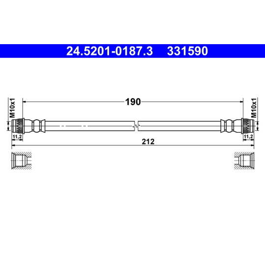 24.5201-0187.3 - Jarruletku 