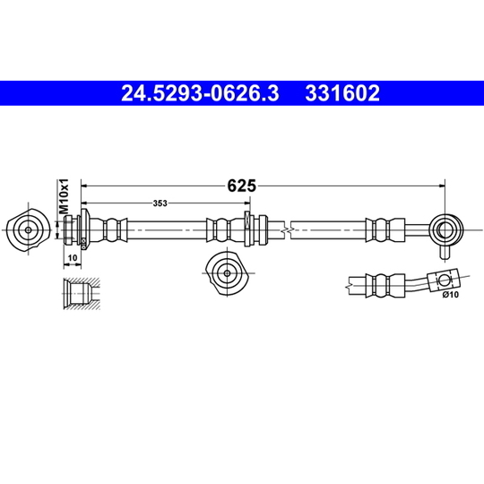 24.5293-0626.3 - Pidurivoolik 