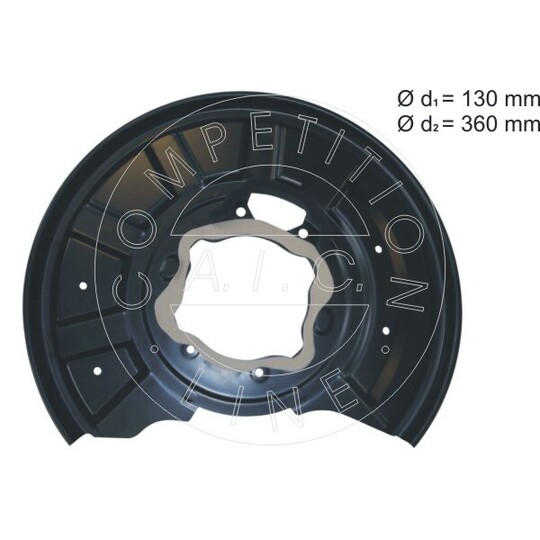 55101 - Splash Panel, brake disc 