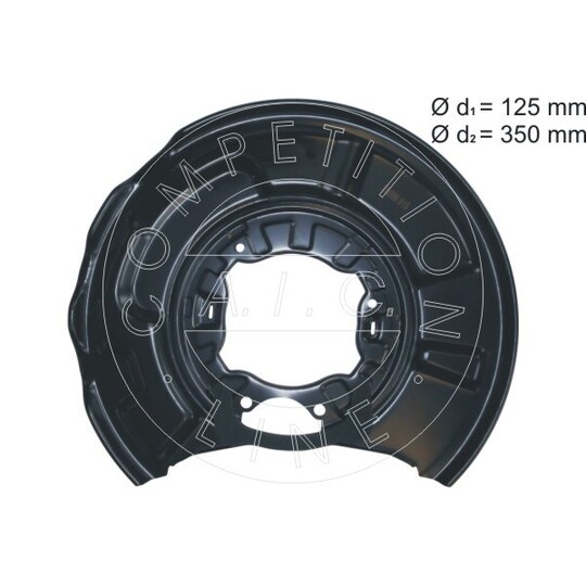 55099 - Splash Panel, brake disc 