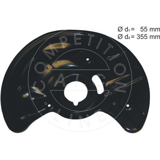 55194 - Splash Panel, brake disc 