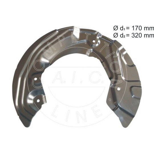 55738 - Splash Panel, brake disc 