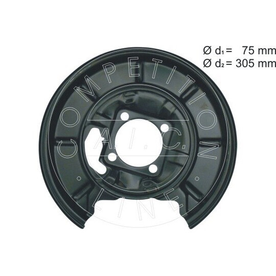 55686 - Splash Panel, brake disc 