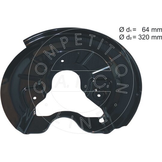 56164 - Splash Panel, brake disc 