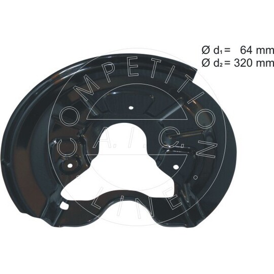 56163 - Splash Panel, brake disc 