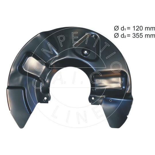 56166 - Splash Panel, brake disc 