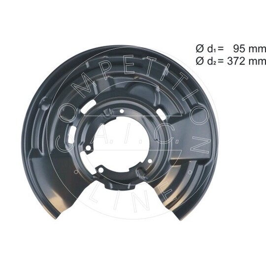 56987 - Splash Panel, brake disc 