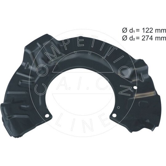 57129 - Splash Panel, brake disc 