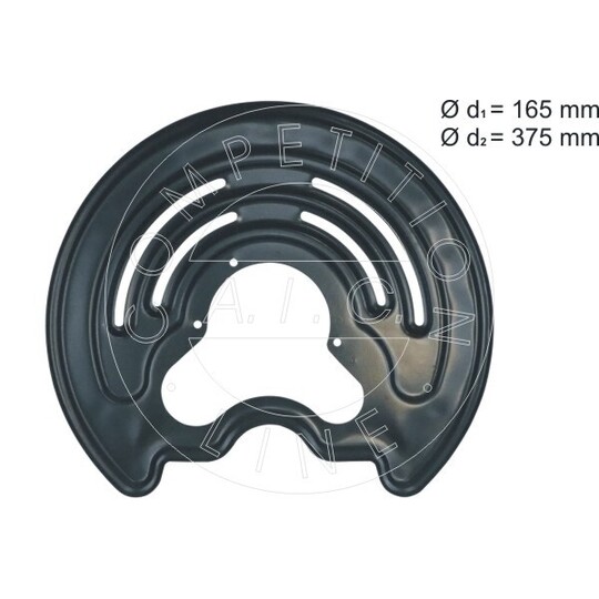 57576 - Splash Panel, brake disc 