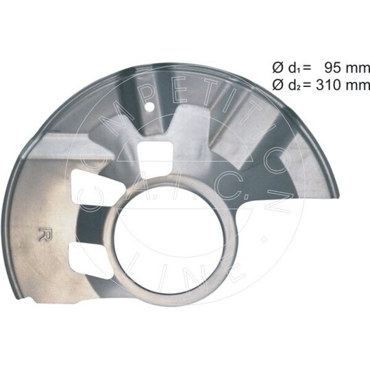 57614 - Splash Panel, brake disc 