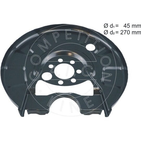 57601 - Splash Panel, brake disc 