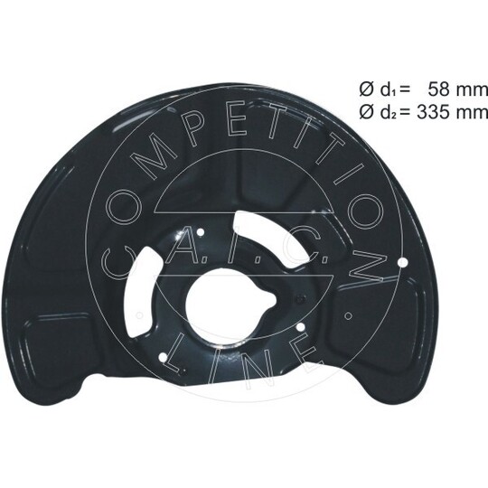 55197 - Splash Panel, brake disc 