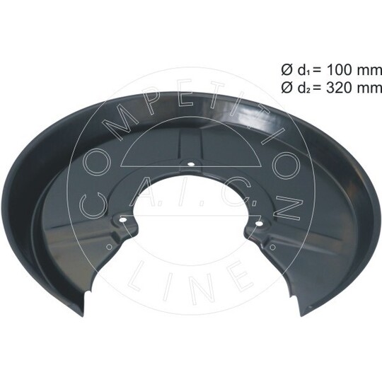 56581 - Splash Panel, brake disc 