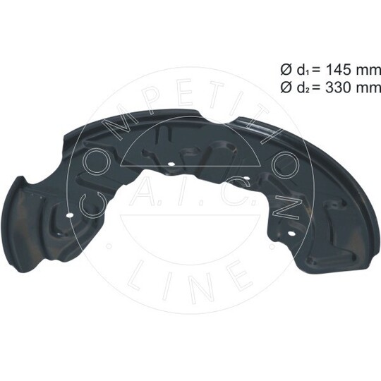 56584 - Splash Panel, brake disc 