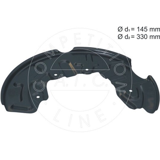 56583 - Splash Panel, brake disc 