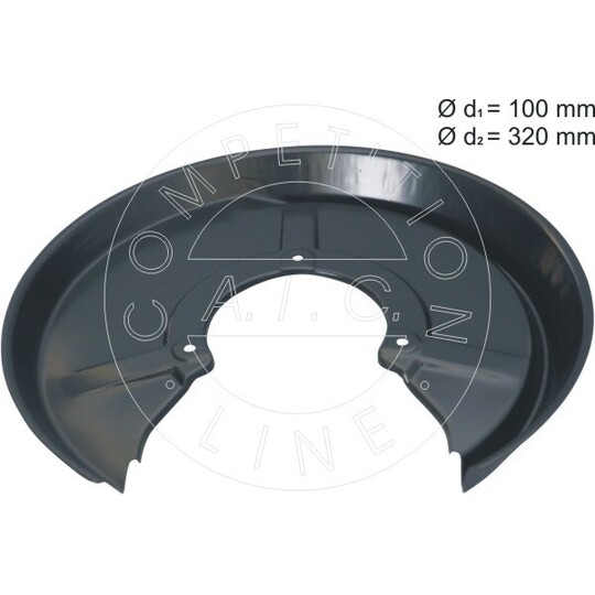 56582 - Splash Panel, brake disc 