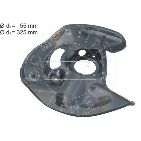 56586 - Splash Panel, brake disc 