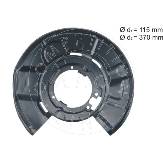 56988 - Splash Panel, brake disc 