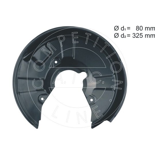 57067 - Splash Panel, brake disc 