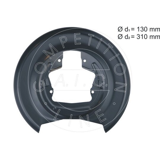 56974 - Splash Panel, brake disc 