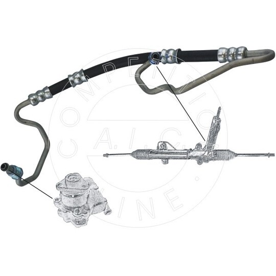 57182 - Hydraulic Hose, steering system 