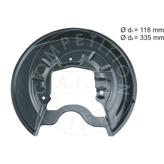 57691 - Splash Panel, brake disc 